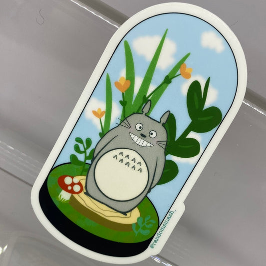 Totoro Terrarium Sticker