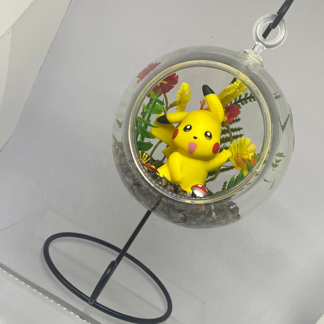 Pikachu Hanging Orb Terrarium