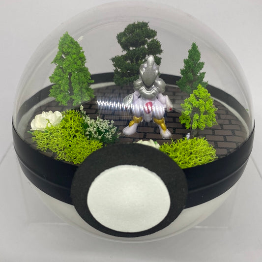 Armored Mewtwo Pokeball Terrarium